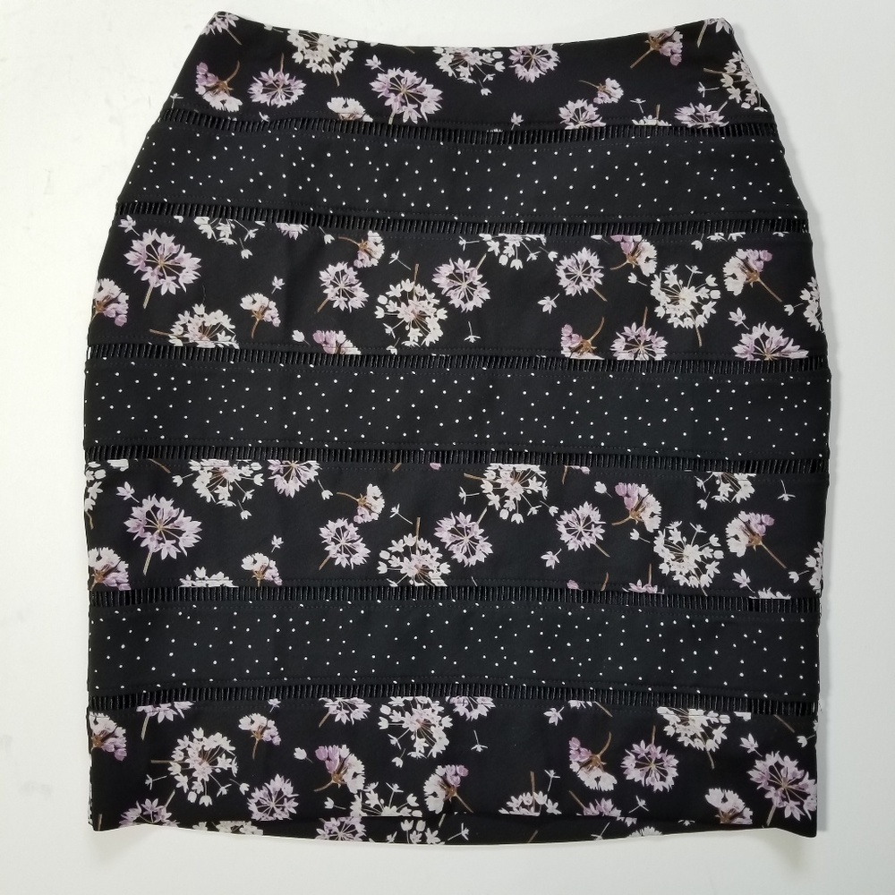 White House Black Market floral skirt